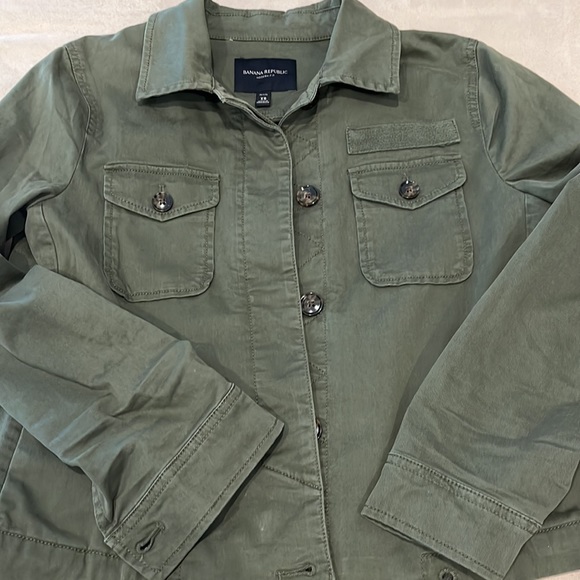 Banana Republic Flight Utility Crop Jacket Size XSP - Picture 4 of 10